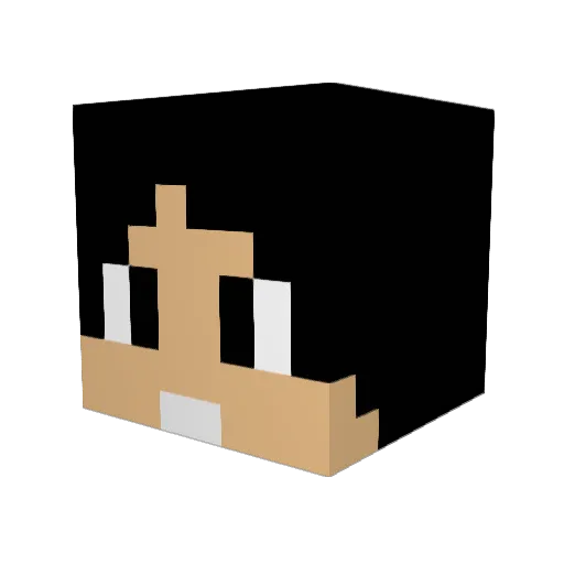 AwesomeMaster98 Minecraft avatar head, 3D render