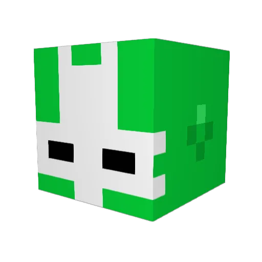 AwesomePichu7 Minecraft avatar head, 3D render