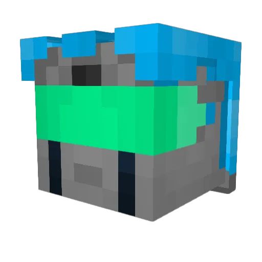 AwesomeSilver13 Minecraft avatar head, 3D render