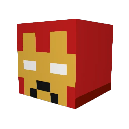 AwesomeTrish Minecraft avatar head, 3D render