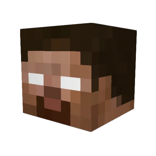 AwesomeX05 Minecraft avatar head, 3D render