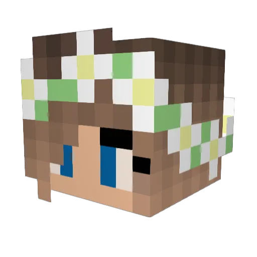 Awesome_Alli Minecraft avatar head, 3D render