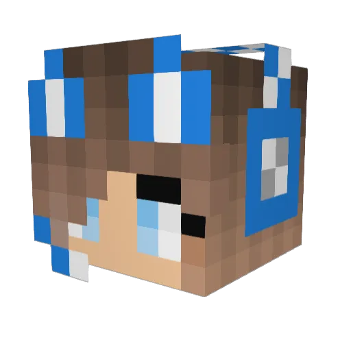 Awesome_Kitty Minecraft avatar head, 3D render