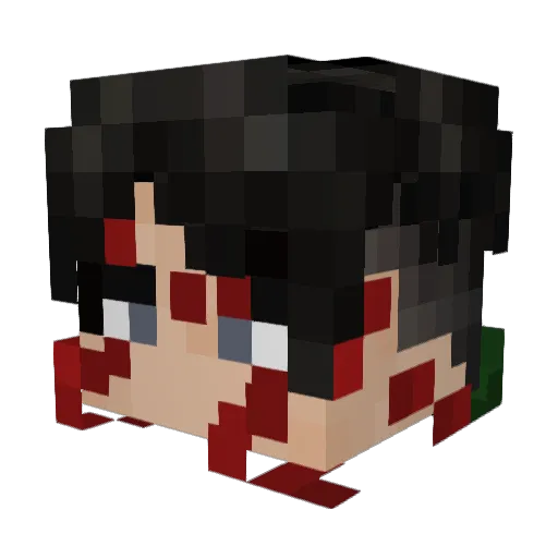 Awesome_guy12456 Minecraft avatar head, 3D render