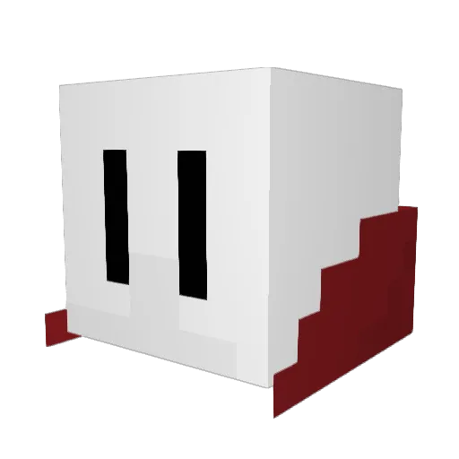 Awesomedeadrider Minecraft avatar head, 3D render