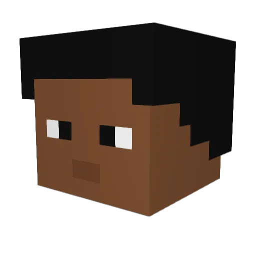 Awesomeim09 Minecraft avatar head, 3D render
