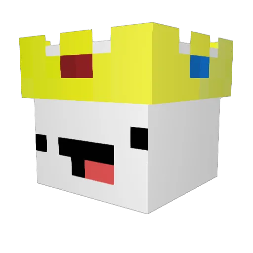 Awesomelulu9 Minecraft avatar head, 3D render