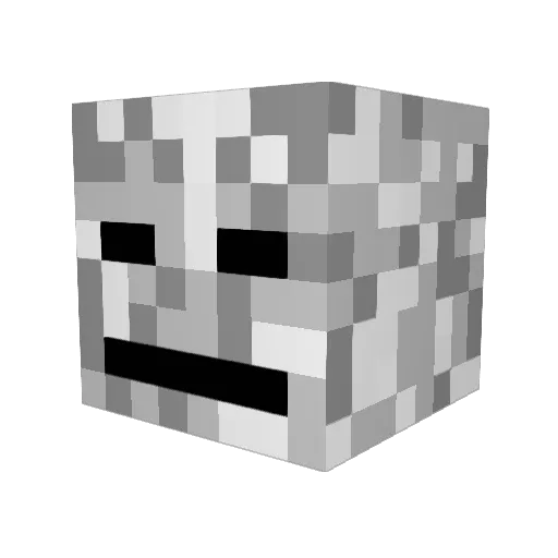 AwesomenessCB Minecraft avatar head, 3D render