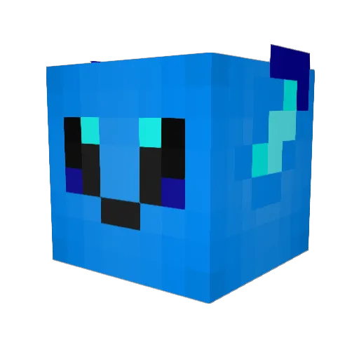Awesomepro2 Minecraft avatar head, 3D render