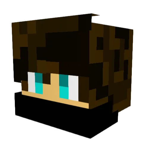 Awesomesauce1001 Minecraft avatar head, 3D render