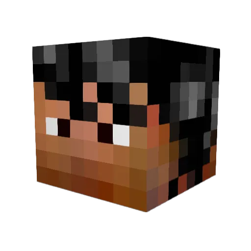 Awesomesauz201 Minecraft avatar head, 3D render