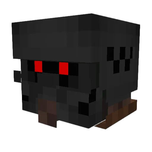 Awestness Minecraft avatar head, 3D render