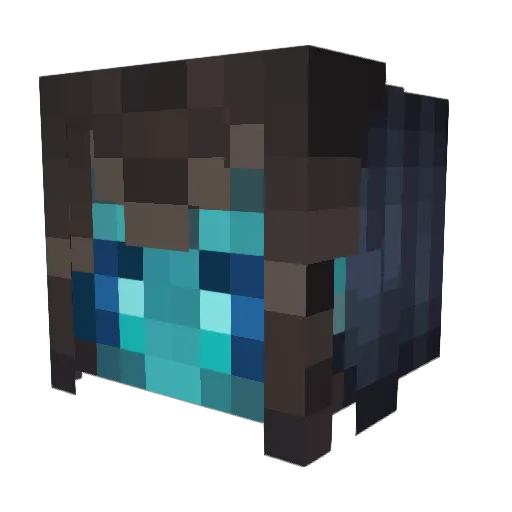 Awexandros Minecraft avatar head, 3D render