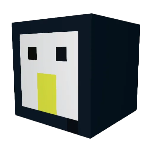 AwezomeSwee Minecraft avatar head, 3D render