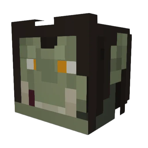 Awful_ficus Minecraft avatar head, 3D render