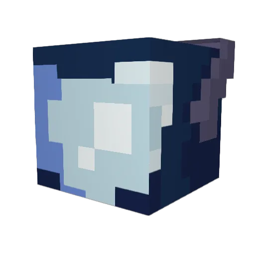 Awgrx Minecraft avatar head, 3D render