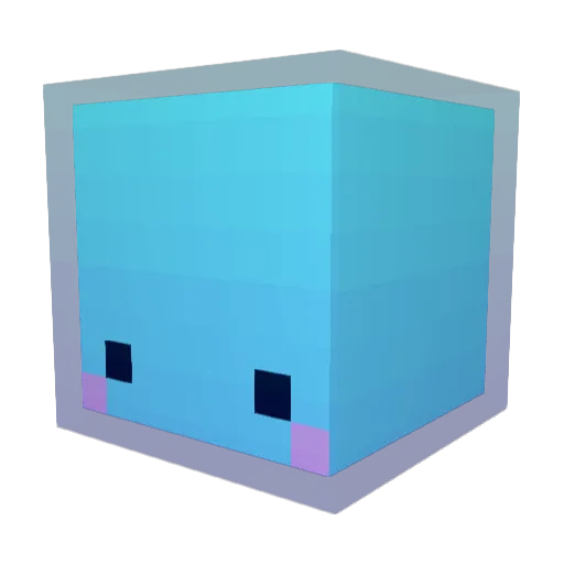AwitaAgu Minecraft avatar head, 3D render