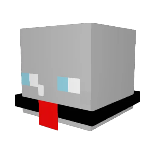 Awju21 Minecraft avatar head, 3D render