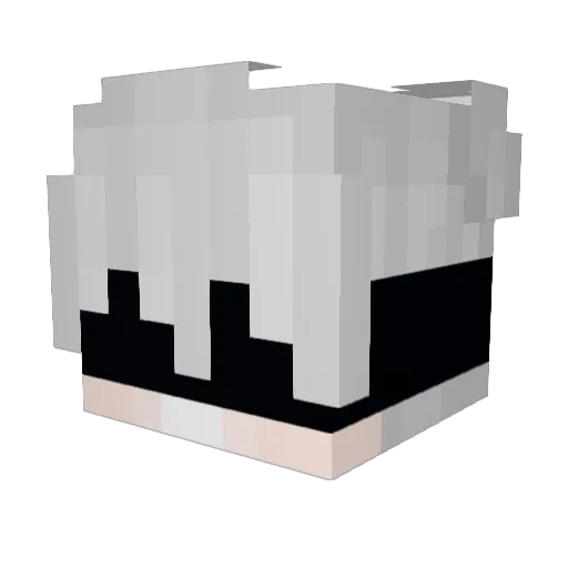 AwkwardDH Minecraft avatar head, 3D render