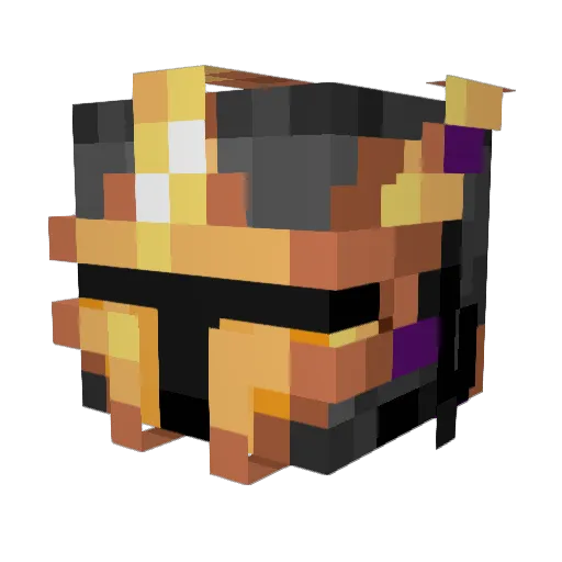 AwkwardUkulele Minecraft avatar head, 3D render