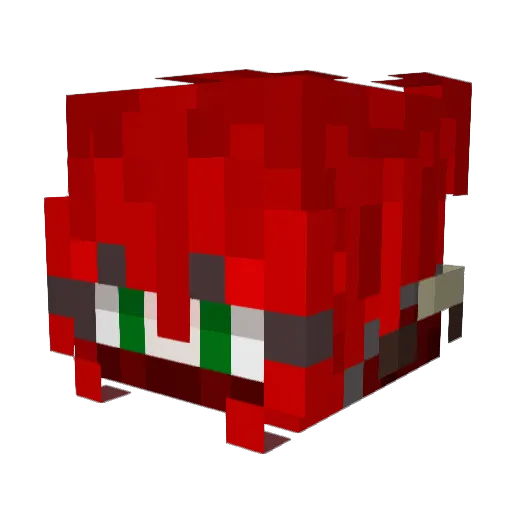 Awkwardgam3r Minecraft avatar head, 3D render