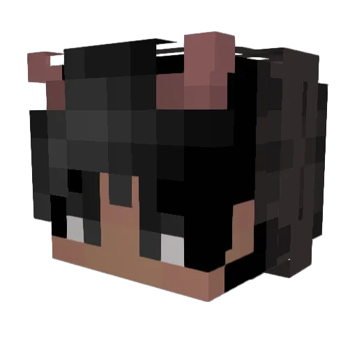 AwokenDevil Minecraft avatar head, 3D render