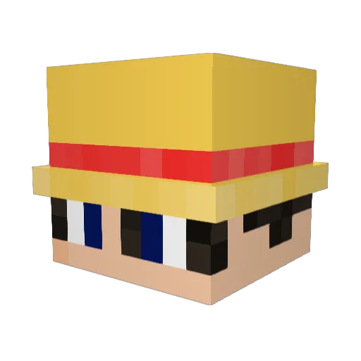 AwokenRaidon Minecraft avatar head, 3D render