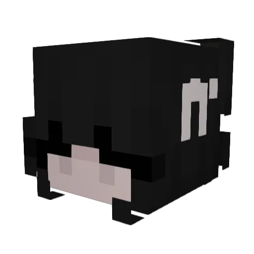 Awrl Minecraft avatar head, 3D render