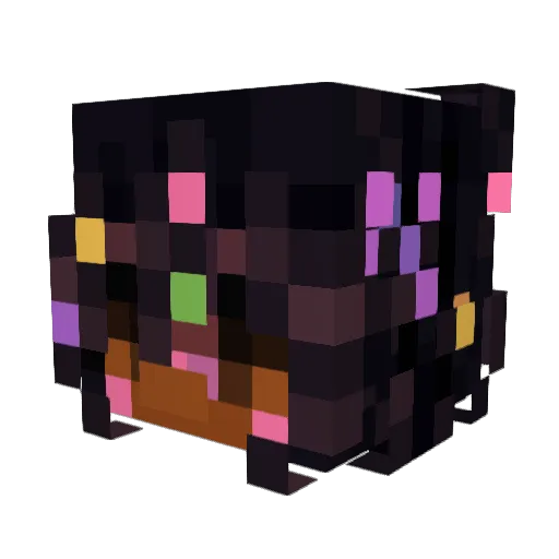 Awshet Minecraft avatar head, 3D render