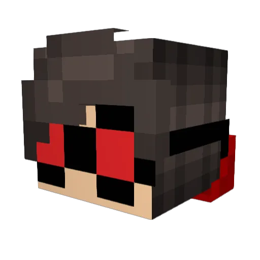 Awsomator666 Minecraft avatar head, 3D render