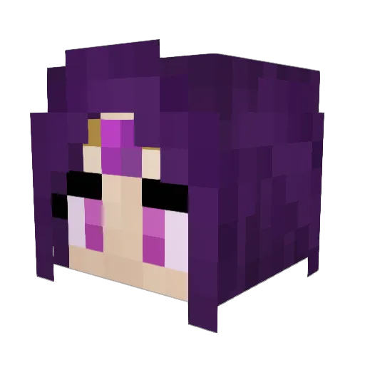 AwsomeArcher Minecraft avatar head, 3D render