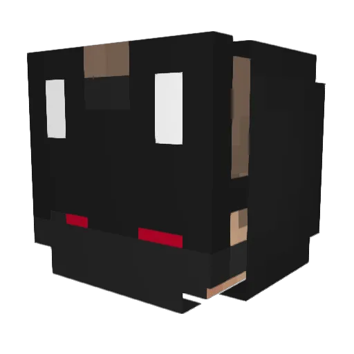 AwwwMaan Minecraft avatar head, 3D render