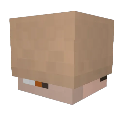 AxLeonardo Minecraft avatar head, 3D render