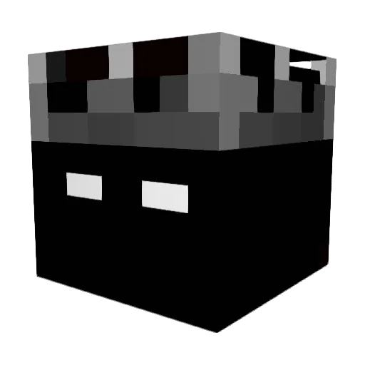 AxSun_ Minecraft avatar head, 3D render