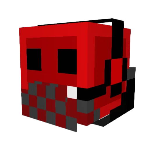 AxTheEmperor Minecraft avatar head, 3D render