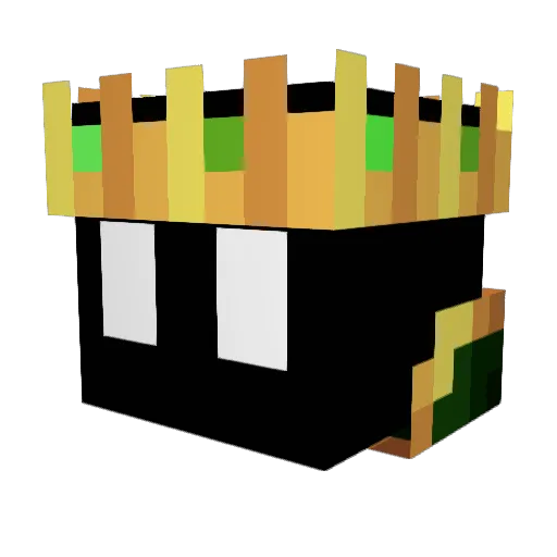 AxVeri23 Minecraft avatar head, 3D render