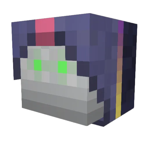 Axandil Minecraft avatar head, 3D render