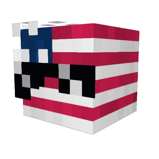 AxeMaster2000 Minecraft avatar head, 3D render