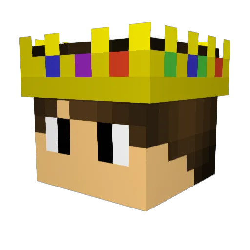 Axe_life Minecraft avatar head, 3D render