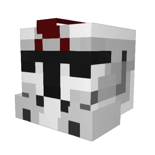 Axeanator Minecraft avatar head, 3D render