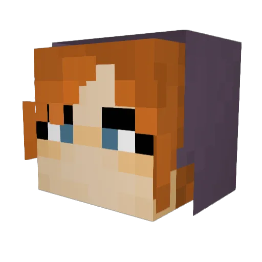 Axebearer Minecraft avatar head, 3D render