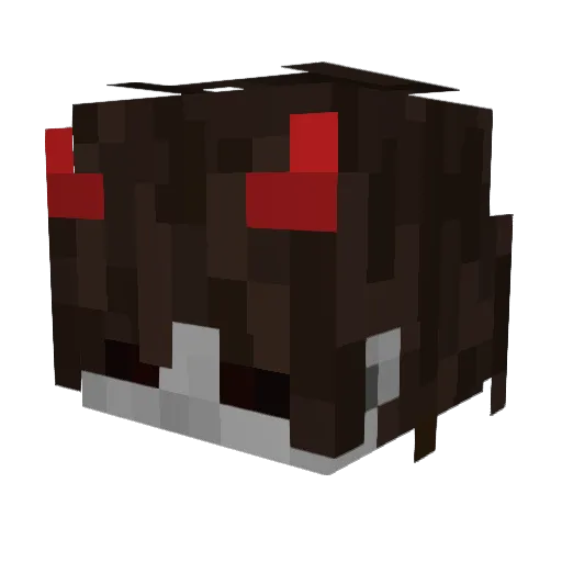 AxedAxum Minecraft avatar head, 3D render