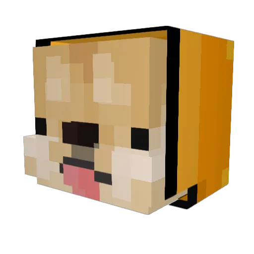 Axel31470 Minecraft avatar head, 3D render