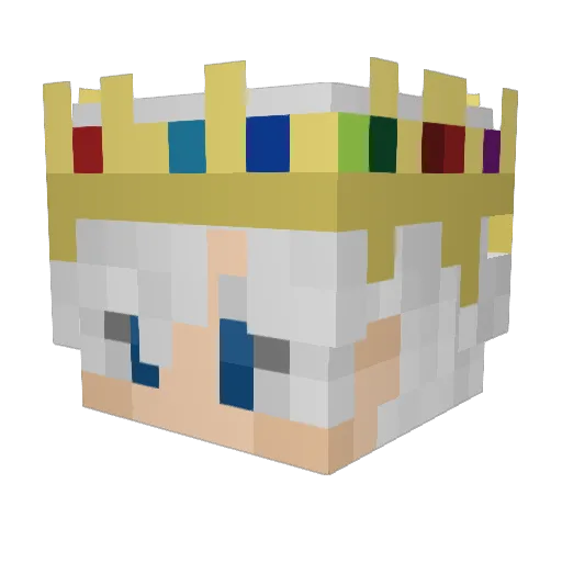 Axel43567 Minecraft avatar head, 3D render