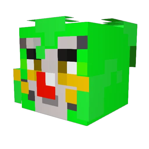 AxelR49400 Minecraft avatar head, 3D render