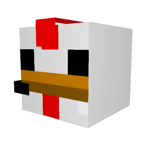 AxelTimeIsNow Minecraft avatar head, 3D render