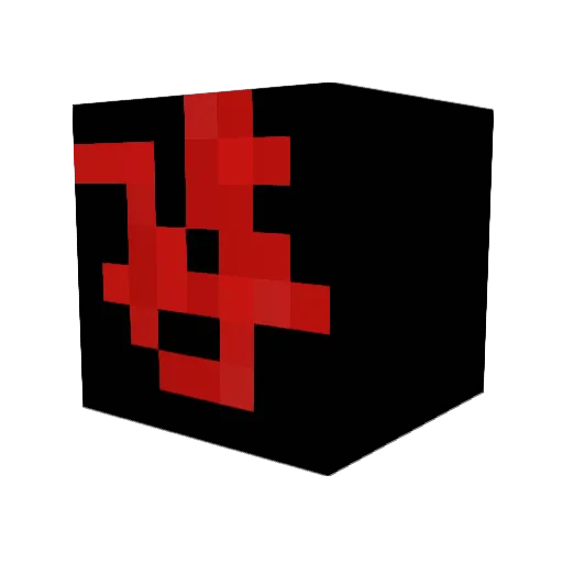 AxelZorro Minecraft avatar head, 3D render