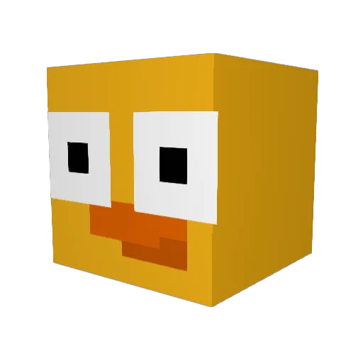 Axel_307 Minecraft avatar head, 3D render