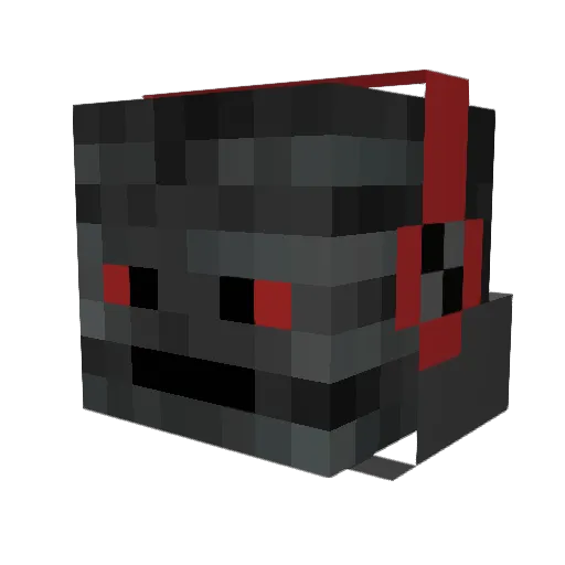 Axel_729 Minecraft avatar head, 3D render