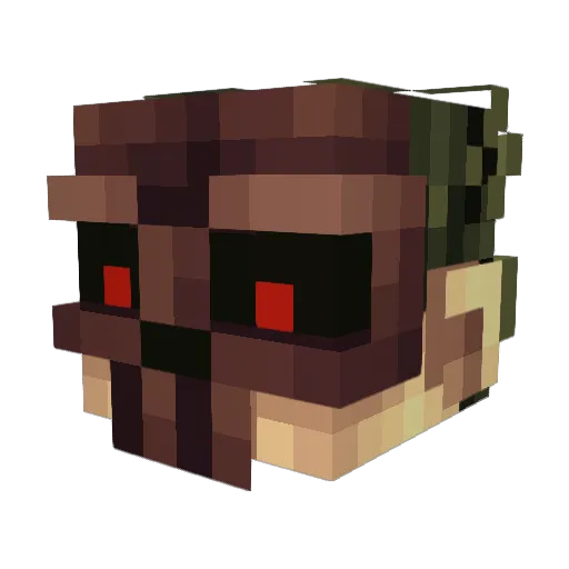 Axel_Pla Minecraft avatar head, 3D render